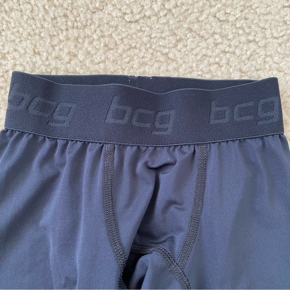 BCG Little Boys Black Athletic Leggings Size XS 6-7 - Picture 2 of 4